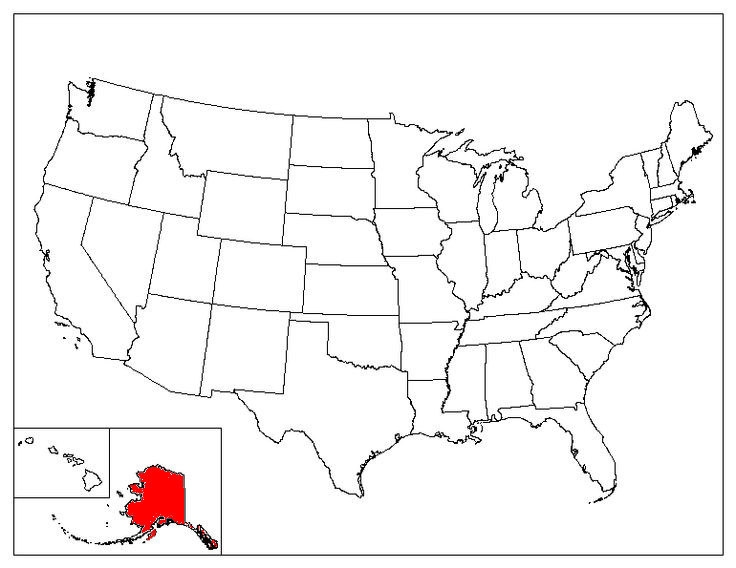 Alaska Location In The US