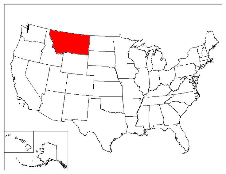 Montana Location In The US