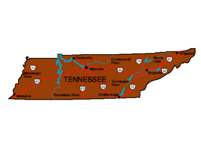 Tennessee State Map