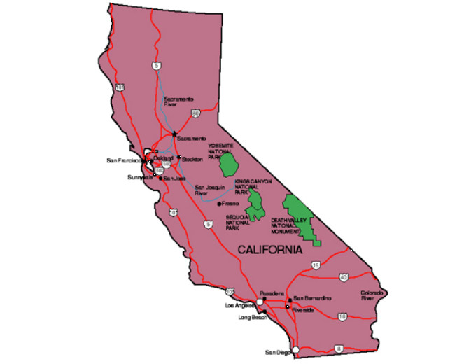 California State Map