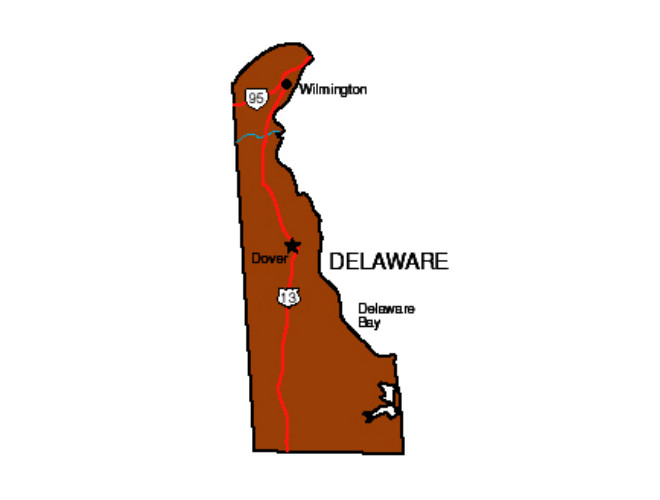 Delaware State Map