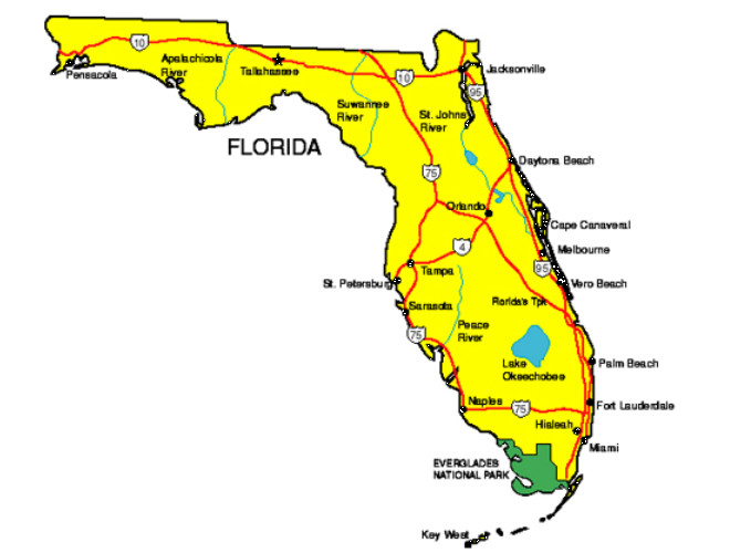 Florida Facts Symbols Famous People Tourist Attractions