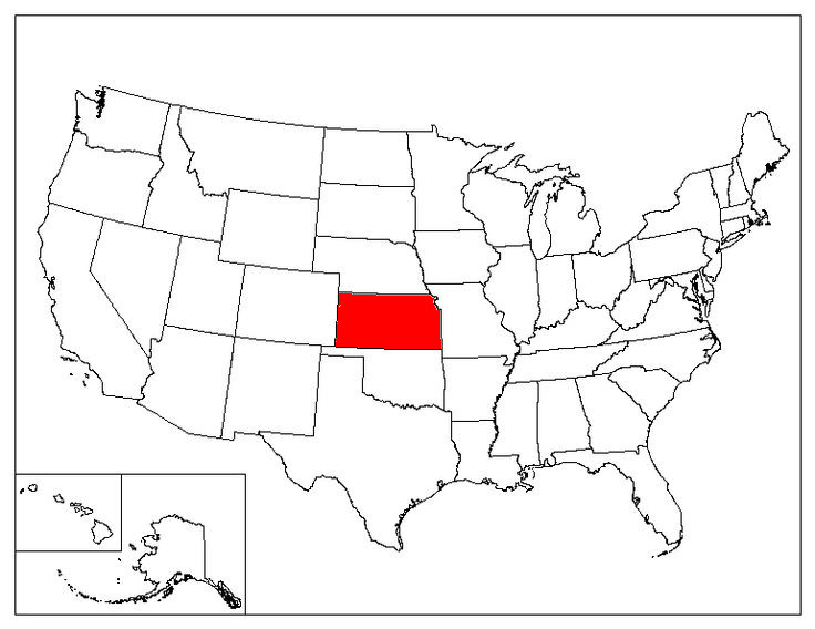 Kansas Location In The US