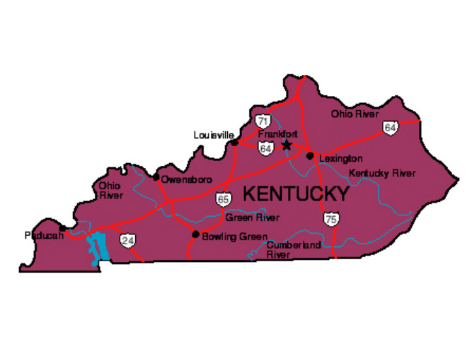 Kentucky State Map